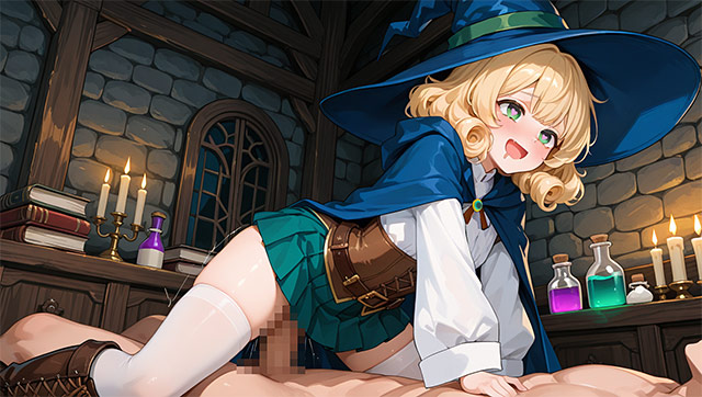 巨乳魔女の孕ませ工房